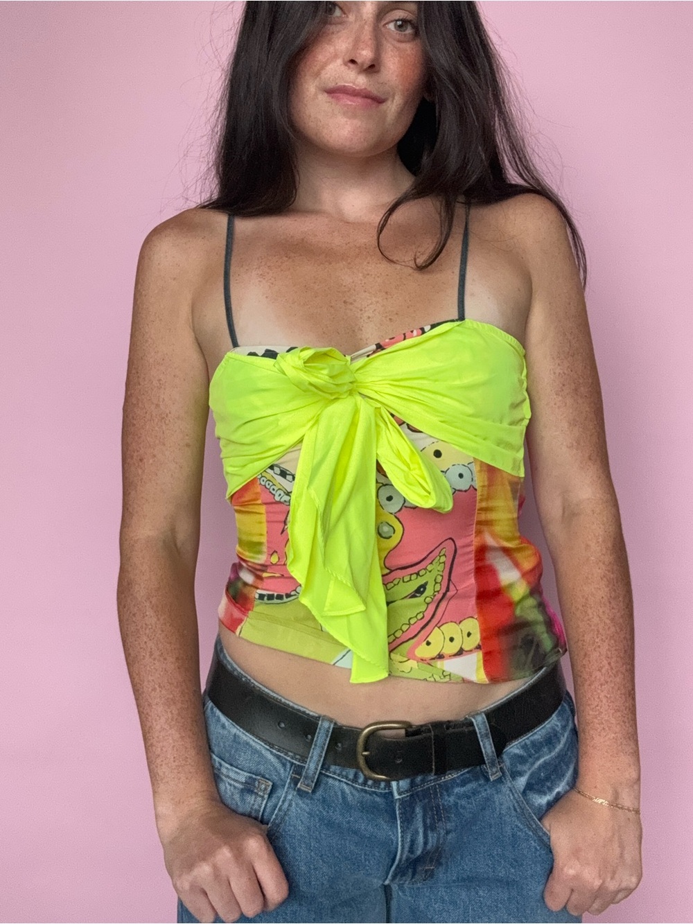 2004 CHRISTIAN LACROIX JEANS TOP